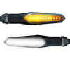 Clignotants séquentiels LED 2 en 1 avec feux de jour pour Derbi Senda 50