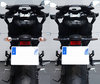 Comparatif avant et après le passage aux lignotants Séquentiels à LED de Ducati Monster 821