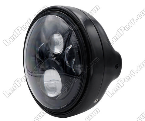 Exemple de Phare et optique LED noirs pour Ducati Monster 916 S4