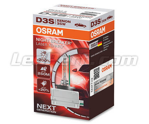 Ampoule Xénon D3S Osram Xenarc Night Breaker Laser +200% - 66340XNL dans son emballage