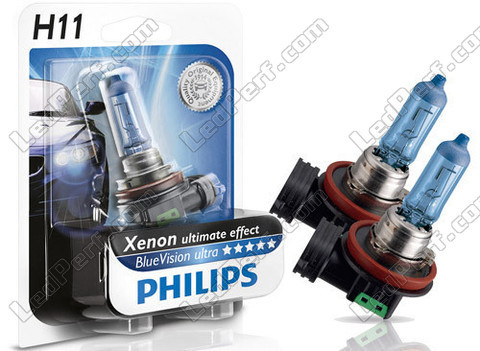 Ampoules Philips H11 White Vision - Ultimate Xenon Effect