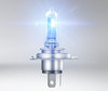 Ampoule halogène H4 Osram Cool Blue Intense NEXT GEN produisant un éclairage Effet LED
