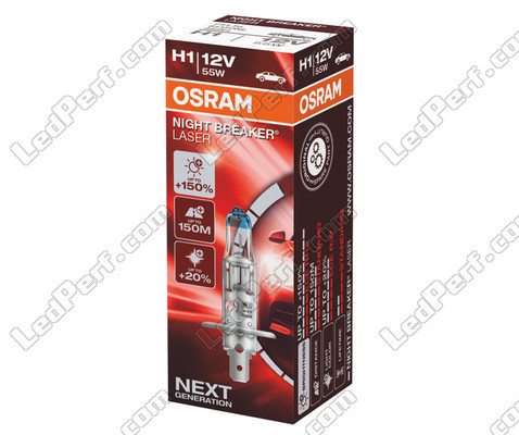 Ampoule H1 Osram Night Breaker Laser +150% à l'unité - 64150NL<br />