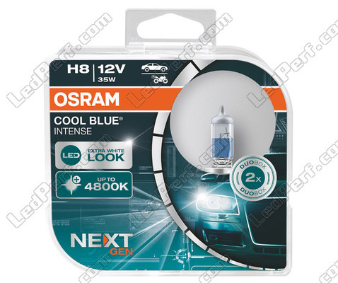 Paire d'Ampoules Osram H8 Cool blue Intense Next Gen LED Effect 4800K
