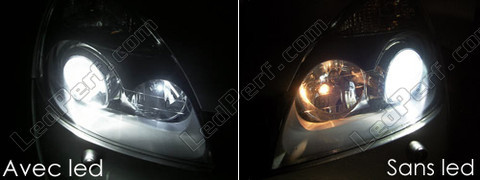 LED-Standlichter Weiß Xenon Renault Clio RS 2