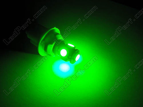 Ampoule led BAX9S H6W Xtrem vert