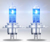 Weißes Licht von H4 Osram Cool Blue Boost 5000K Xenon-Effekt-Lampen - 62193CBB-HCB
