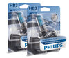 Set mit 2 Scheinwerferlampen HB3 Philips WhiteVision ULTRA + Standlichter - 9005WVUB1
