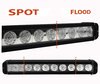 LED-Light-Bar CREE 100 W 7200 Lumen für 4 x 4 - Quad - SSV Spot VS Flood