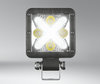 Beleuchtung des Tagfahrlichter LED-Arbeitsscheinwerfers Osram LEDriving® LIGHTBAR MX85-SP.