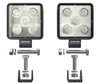 Set von Fixierung der Scheinwerfer LED-Arbeitsscheinwerfer Osram LEDriving® CUBE VX70-WD
