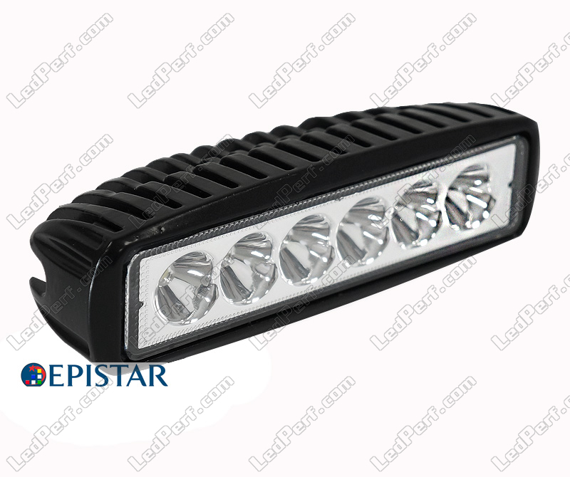 Kompakte LED-Zusatzscheinwerfer rechteckig für 4X4 18 W - Quad und