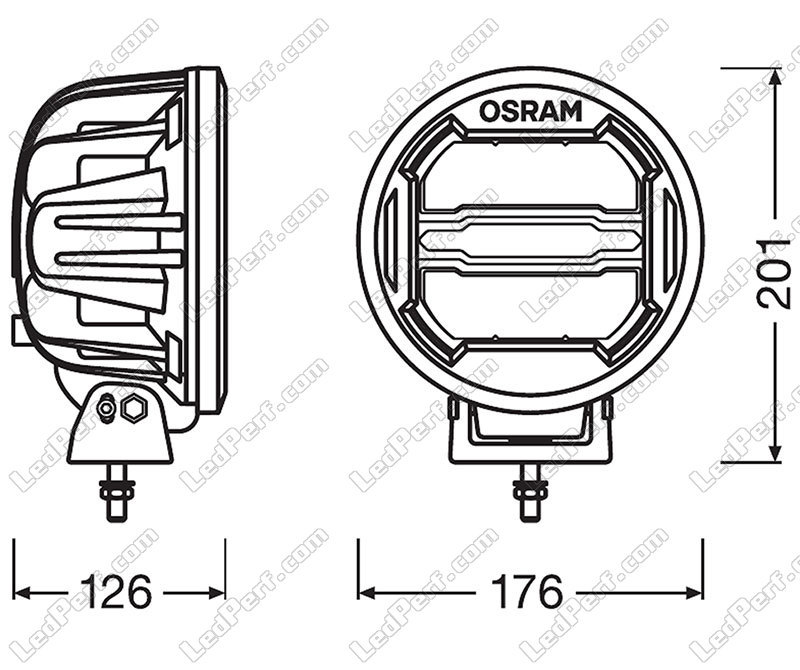 Osram Scheinwerfer LED - DRIVING LIGHT MX180-CBwith PL - Strahler
