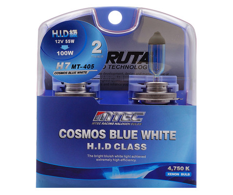  Lampe auf gas Xenon H1 MTEC Cosmos Blue