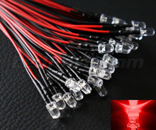 10 LEDs Kabel rote 12 V