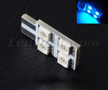 LED T10 Rotation mit 4 leds HP - Seitenbeleuchtung - Blau W5W