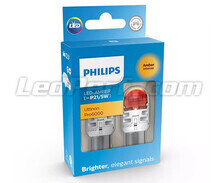2x LED-Lampen Philips PY21/5W Ultinon PRO6000 - Orange - BAY15D - 11499AU60X2