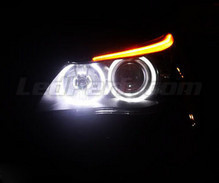 Pack angel eyes Leds BMW Serie 6 E63 E64 Ph 2 (LCI) - Avec xenon d'origine - MTEC V2.0