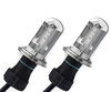 Pack de 2 ampoules H4 Bi Xenon HID de rechange 55W 8000K