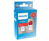 2x ampoules LED Philips W21/5W Ultinon PRO6000 - Rouge - 11066RU60X2 - 7443R