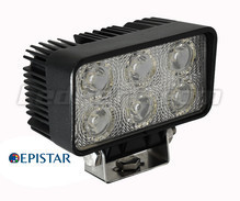 Zusätzliche LED-Scheinwerfer mit 6 LEDs rechteckig 18 W für 4 x 4 - Quad - SSV
