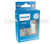 2x ampoules LED Philips W21W Ultinon PRO6000 - Blanc 6000K - T20 - 11065CU60X2