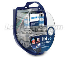 Set mit 2 Scheinwerferlampen H4 Philips RacingVision GT200 60/55W +200% - 12342RGTS2