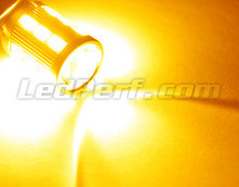 Lampe PY21W Magnifier auf 21 LEDs SG Hohe Leistung + Brennglas orangefarbene Basis BAU15S