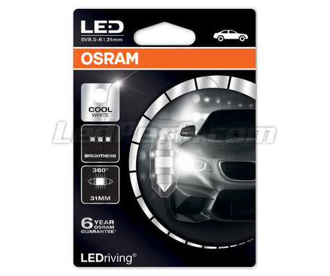 LED-Soffittenlampe C3W 31 mm Osram LEDriving White 6000K