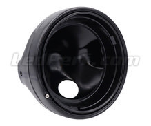 Schwarzer Scheinwerfer runde für Full-LED-Optik von Moto-Guzzi V9 Roamer 850