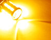 Lampe P21W Magnifier auf 21 LEDs SG Hohe Leistung + Brennglas orangefarbene Basis BA15S