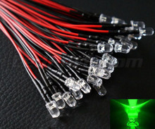 10 LEDs Kabel grüne 12 V