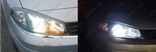 Led RENAULT LAGUNA II 2007 Luxe Carminat 2.0 dCi - Xenon d'origine - Chagement Ampoules plaque LED et Veilleuses blanches Tuning